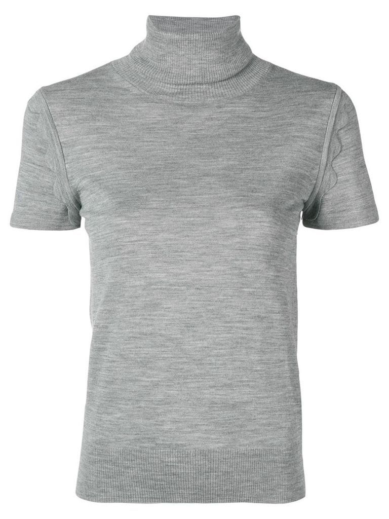 Chloé turtle neck knit T-shirt - Grey