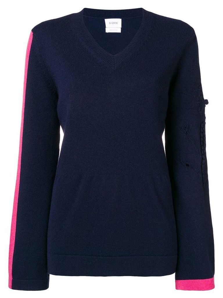 Barrie New Romantic cashmere V-neck pullover - Blue