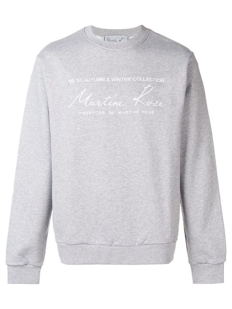 Martine Rose oversized fit sweatshirt - Grey