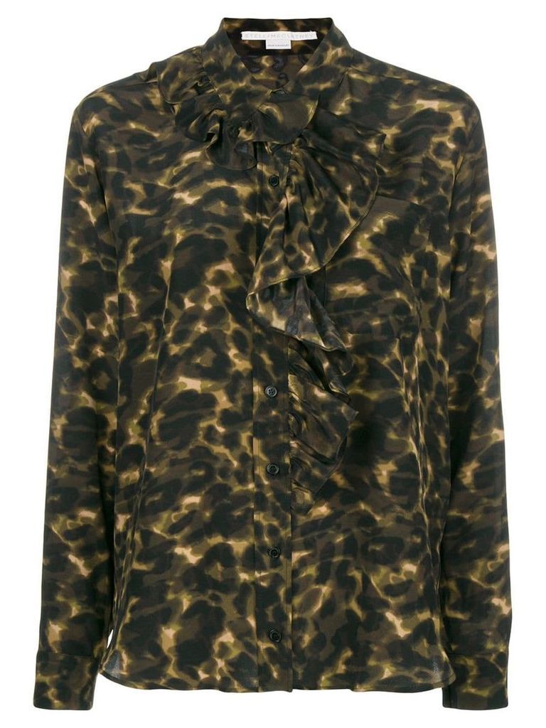 Stella McCartney leopard print blouse - Green