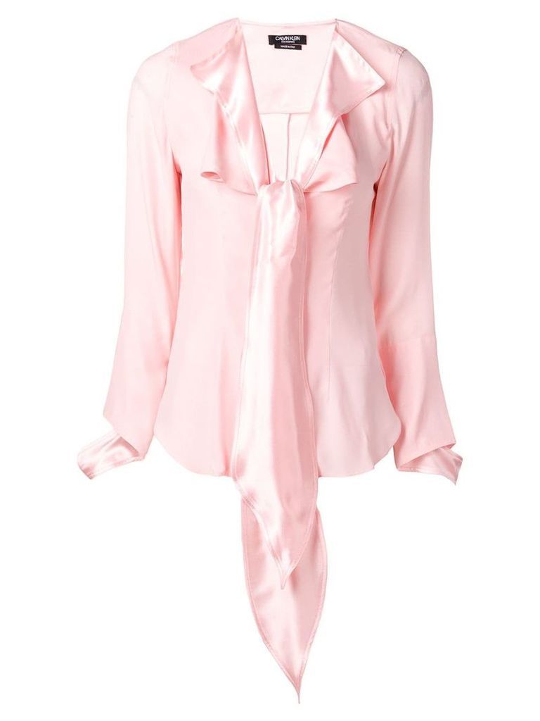 Calvin Klein 205W39nyc pussy bow blouse - PINK