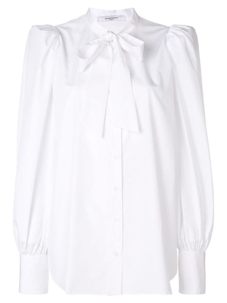 Givenchy pussy bow shirt - White