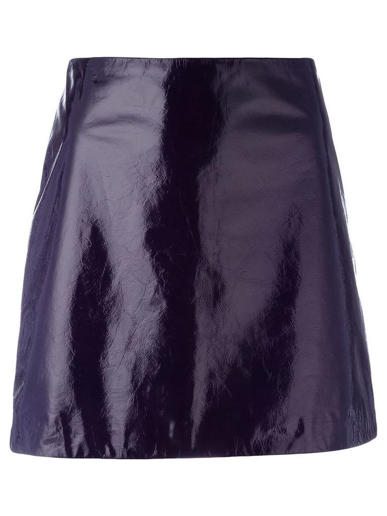 Nina Ricci mini A-line skirt - PURPLE