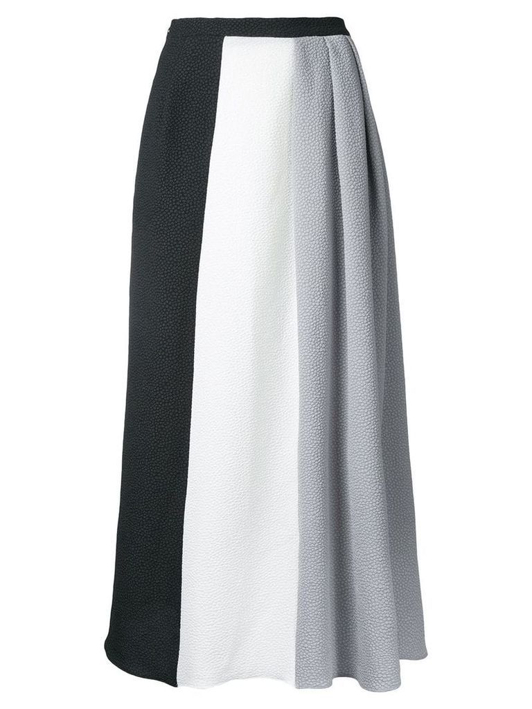 Edeline Lee Graphic contrast skirt - Black