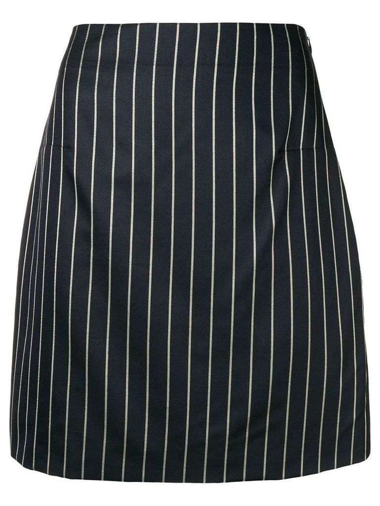 Noon By Noor Scout striped mini skirt - Blue