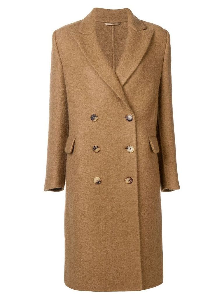 Ermanno Scervino double breasted coat - Brown