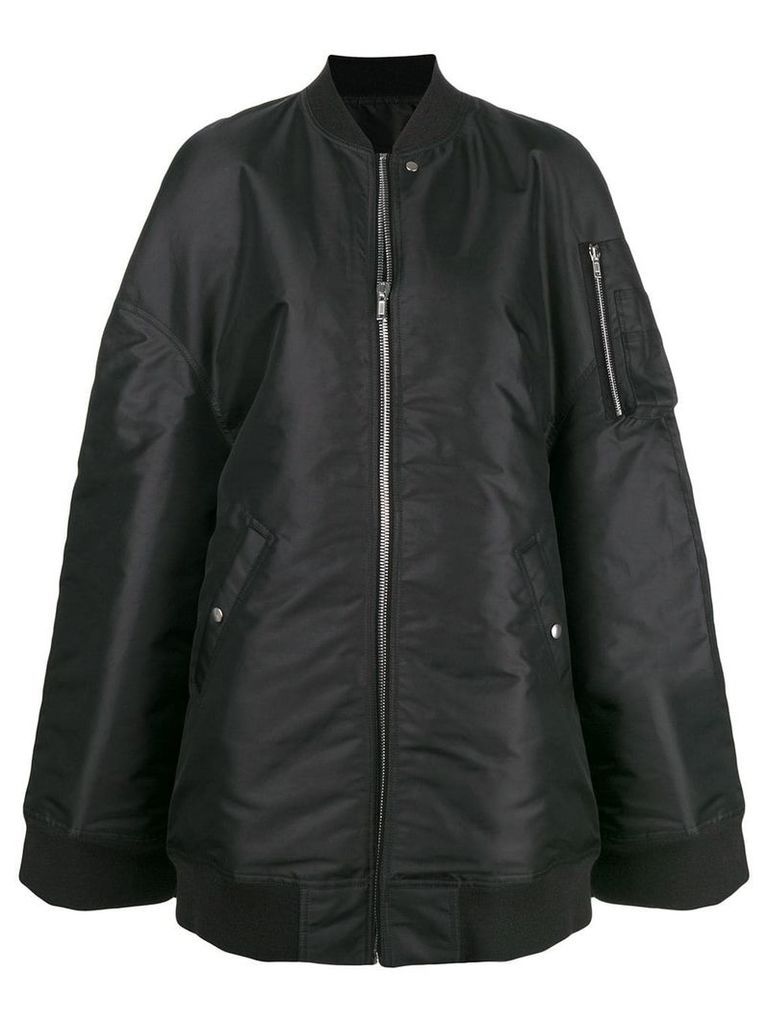 Rick Owens oversized bomber jacket - Black