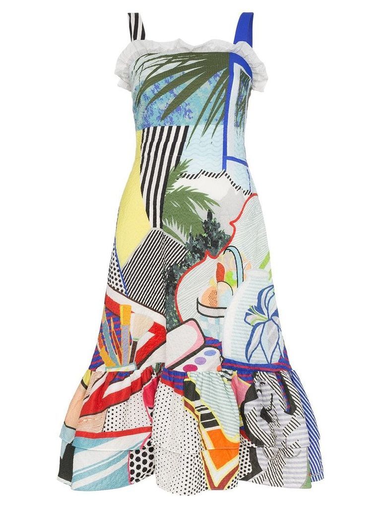 Mary Katrantzou Kara pop art sleeveless dress - Multicolour