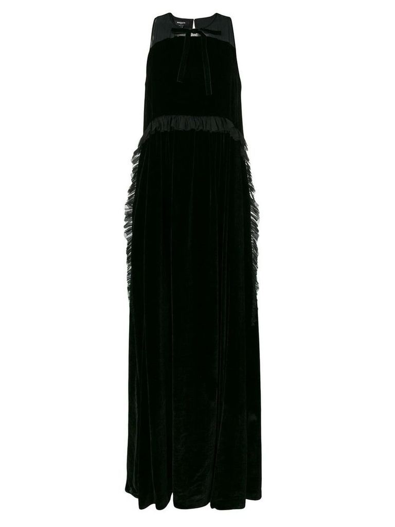 Rochas long silk dress - Black
