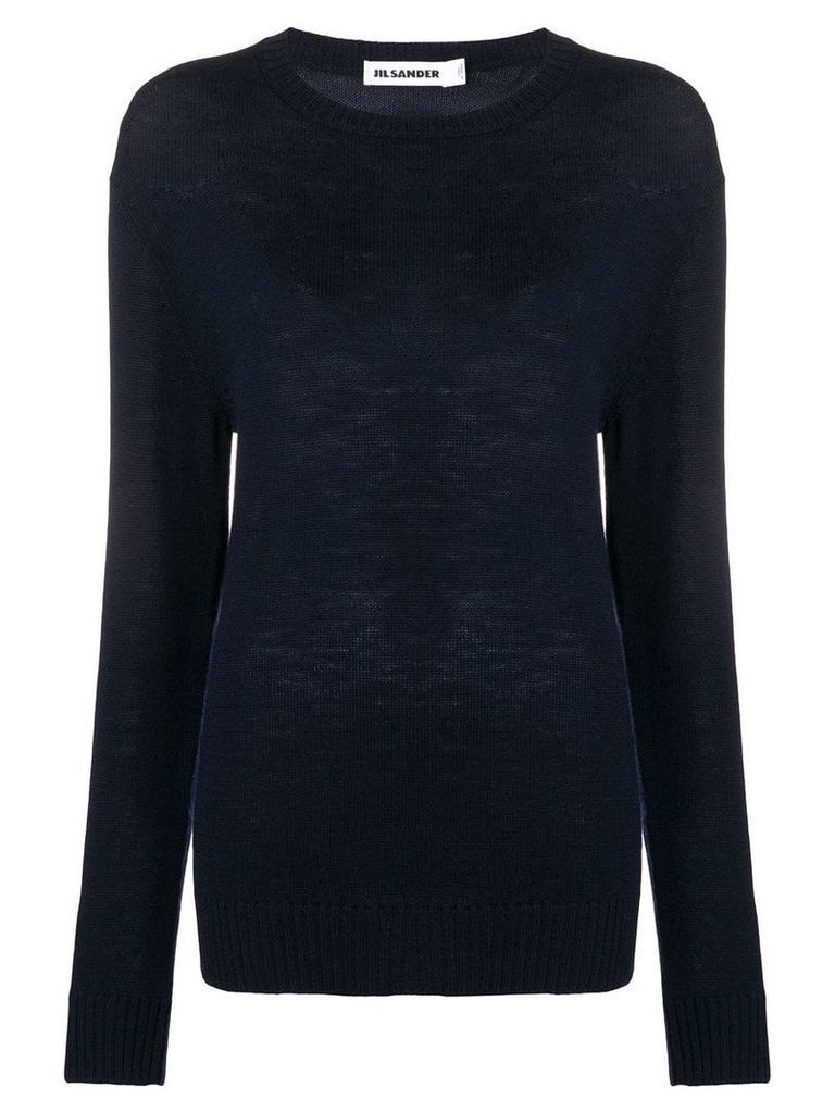 Jil Sander loose fitted sweater - Blue