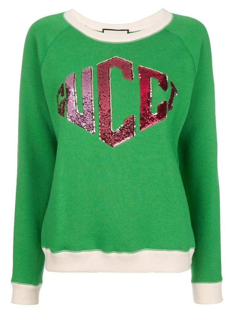Gucci logo sweatshirt - Green