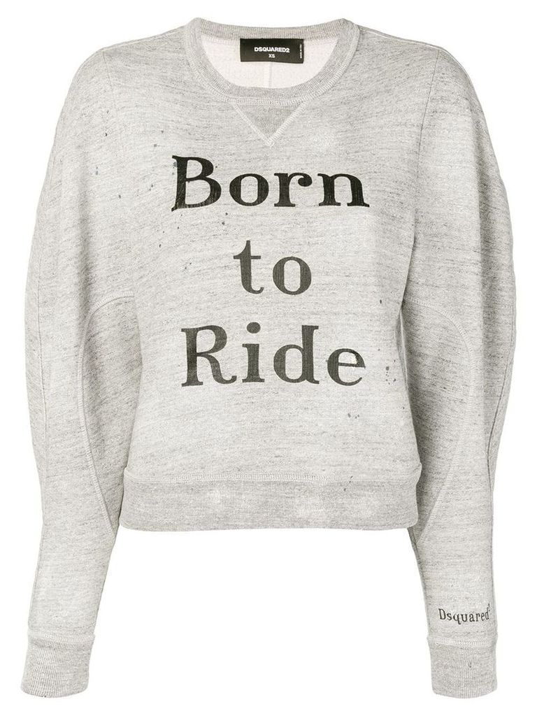 Dsquared2 Born to Ride sweatshirt - Grey