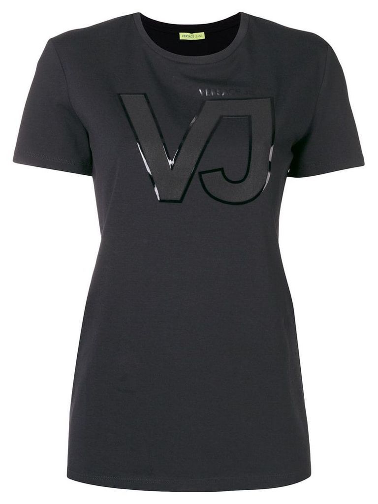 Versace Jeans Couture logo print T-shirt - Black