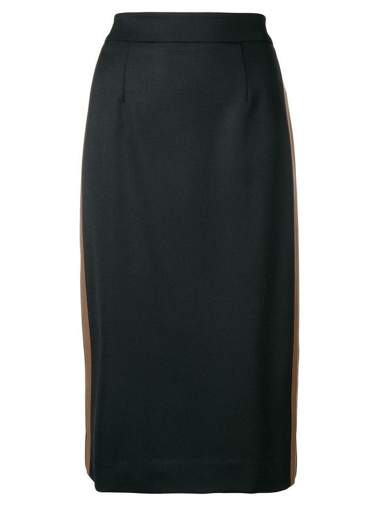 P.A.R.O.S.H. side stripe skirt - Black
