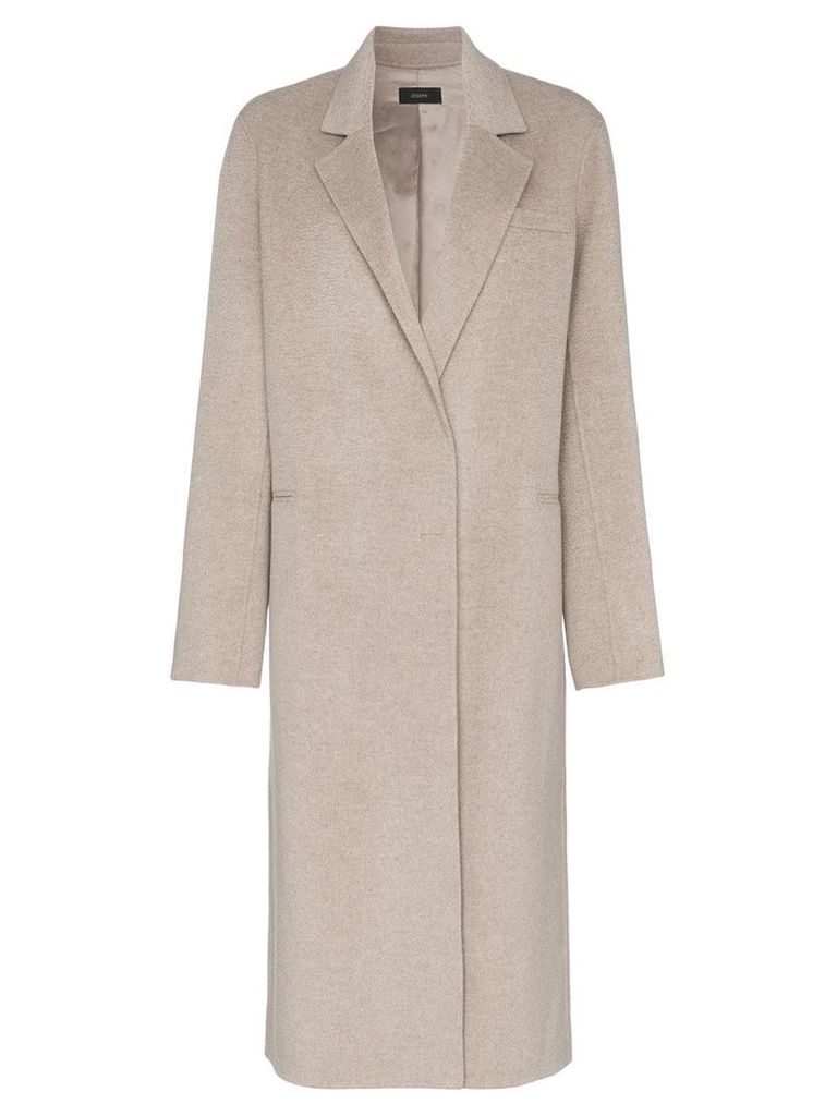 Joseph Signe oversized cashmere coat - NEUTRALS