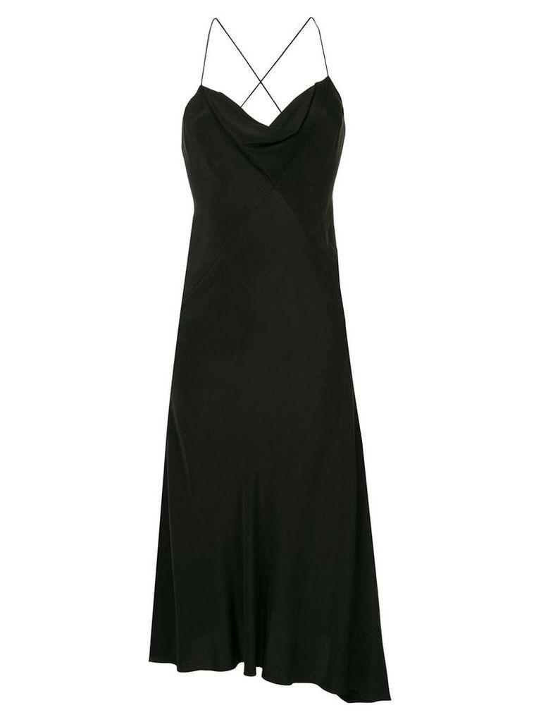 Kitx asymmetrical open back dress - Black