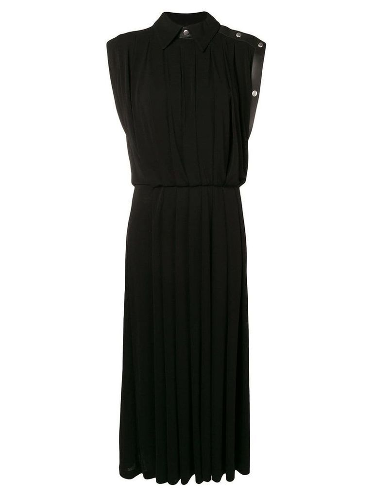 Givenchy stud trim midi dress - Black