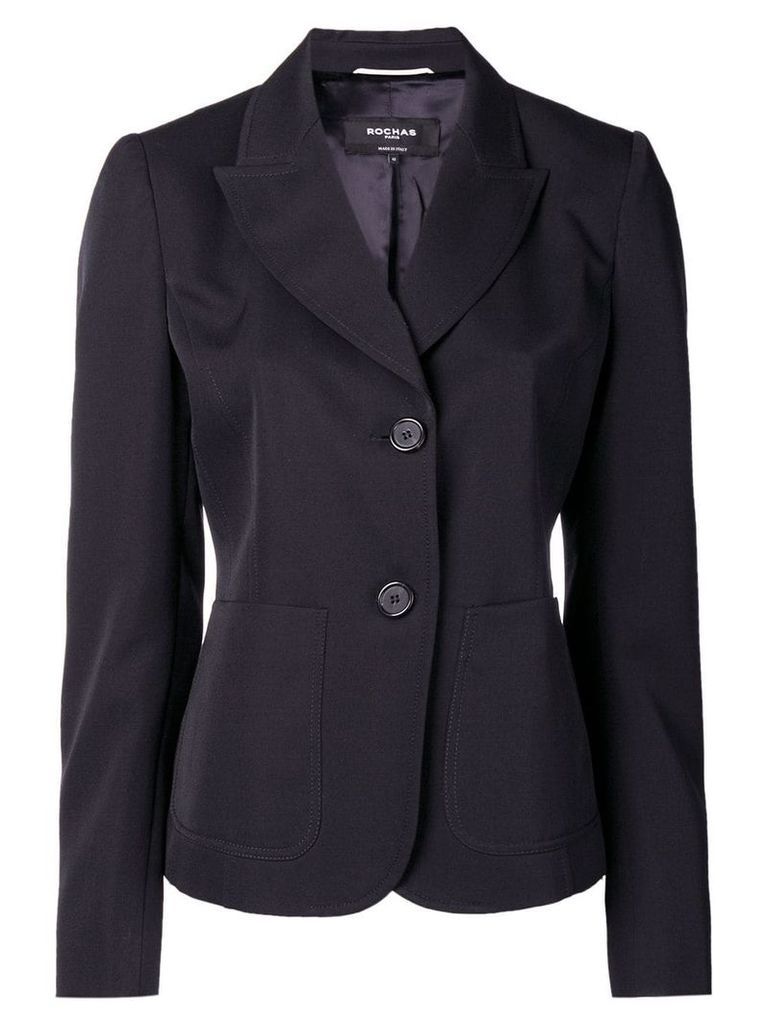 Rochas double button fitted blazer - Blue