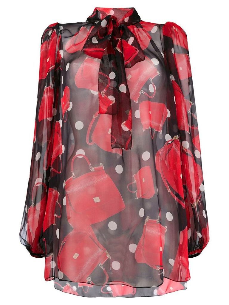 Dolce & Gabbana printed blouse - Red