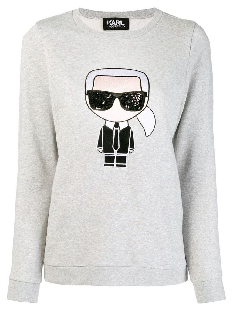 Karl Lagerfeld iconic Karl sweatshirt - Grey
