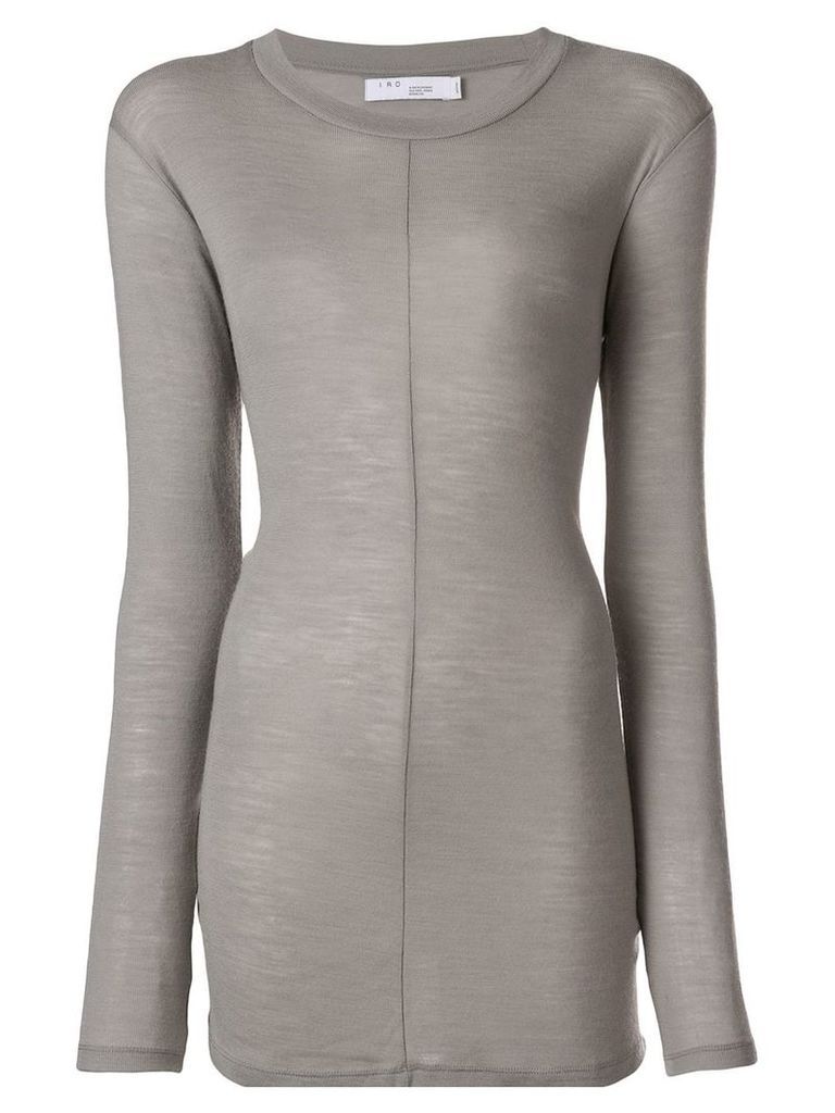 IRO longline fitted top - Grey