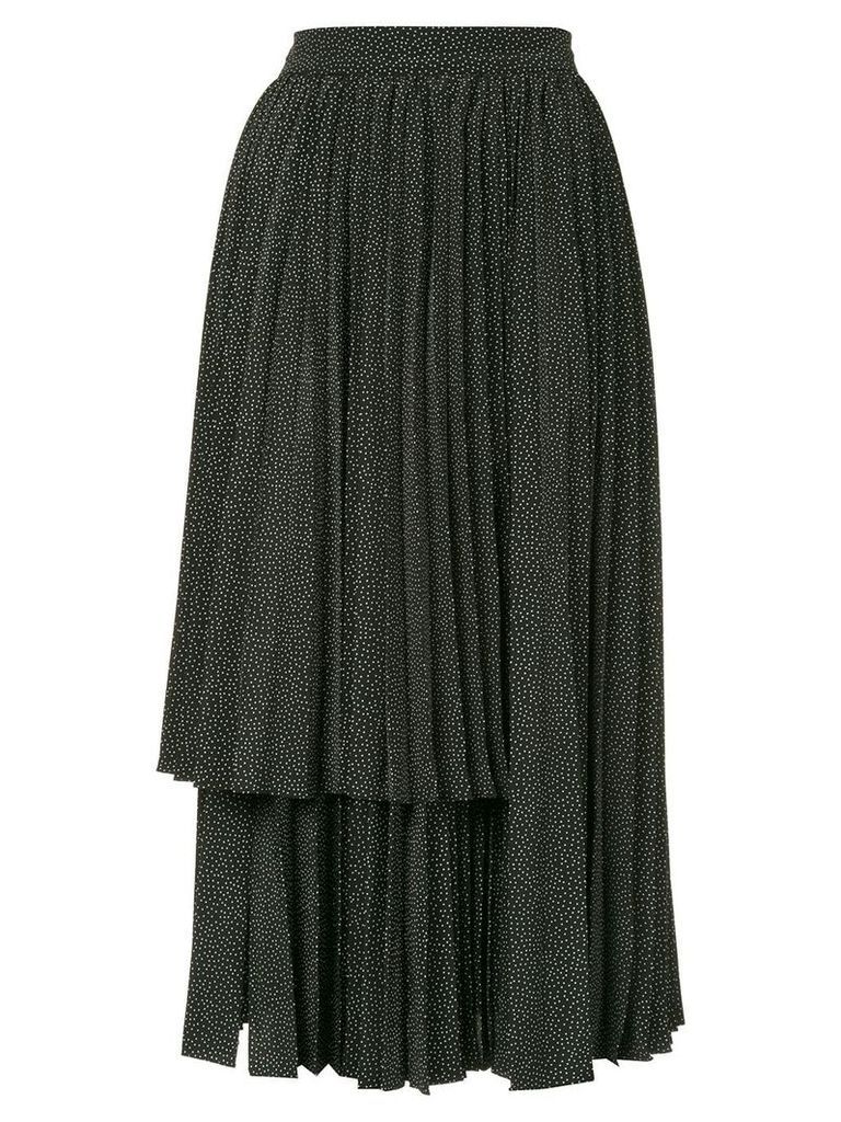 Dalood layered panel skirt - Black