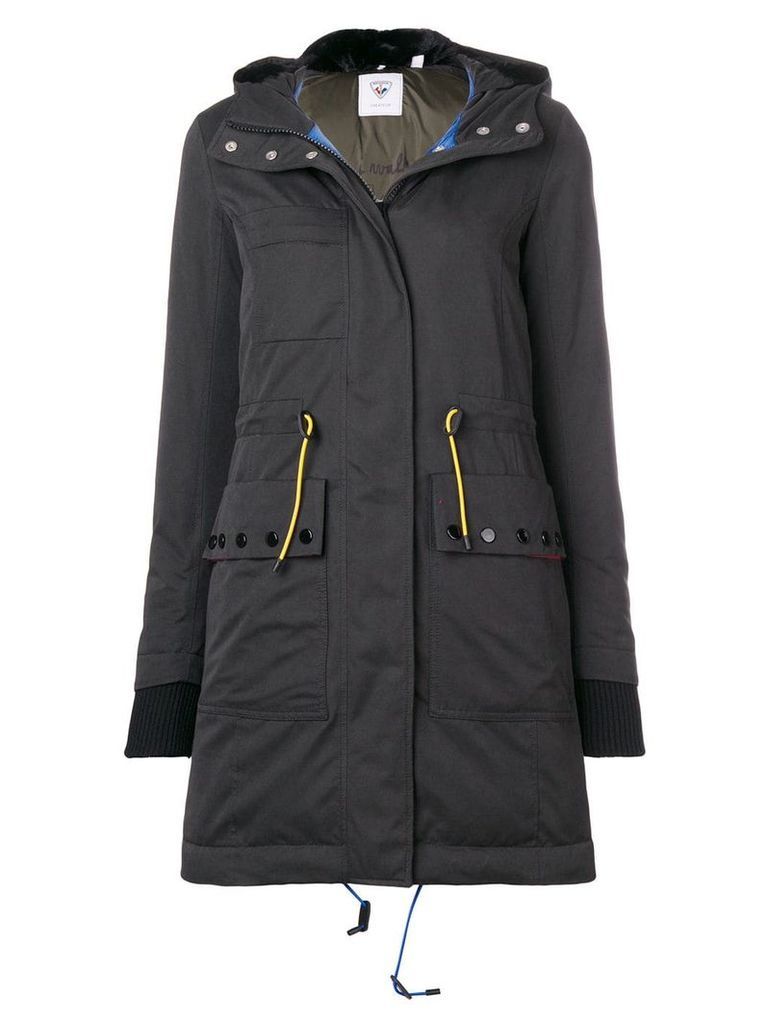 Rossignol hooded parka coat - Black