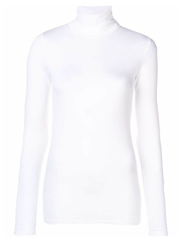 Majestic Filatures roll-neck top - White