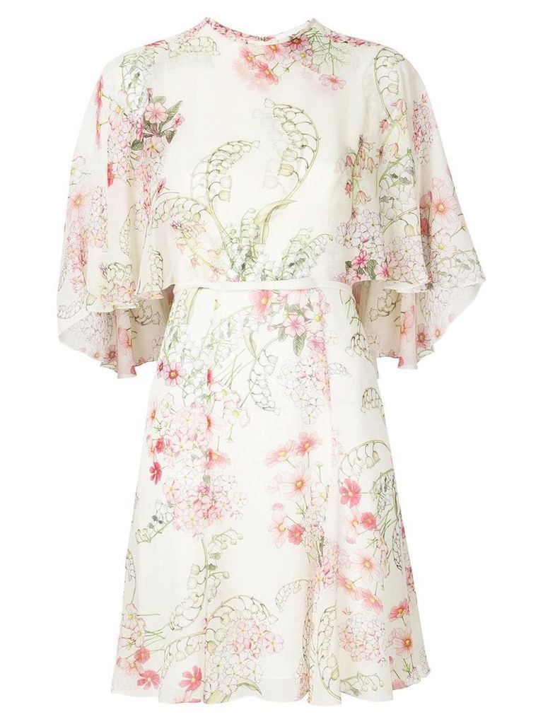 Giambattista Valli floral print dress - White