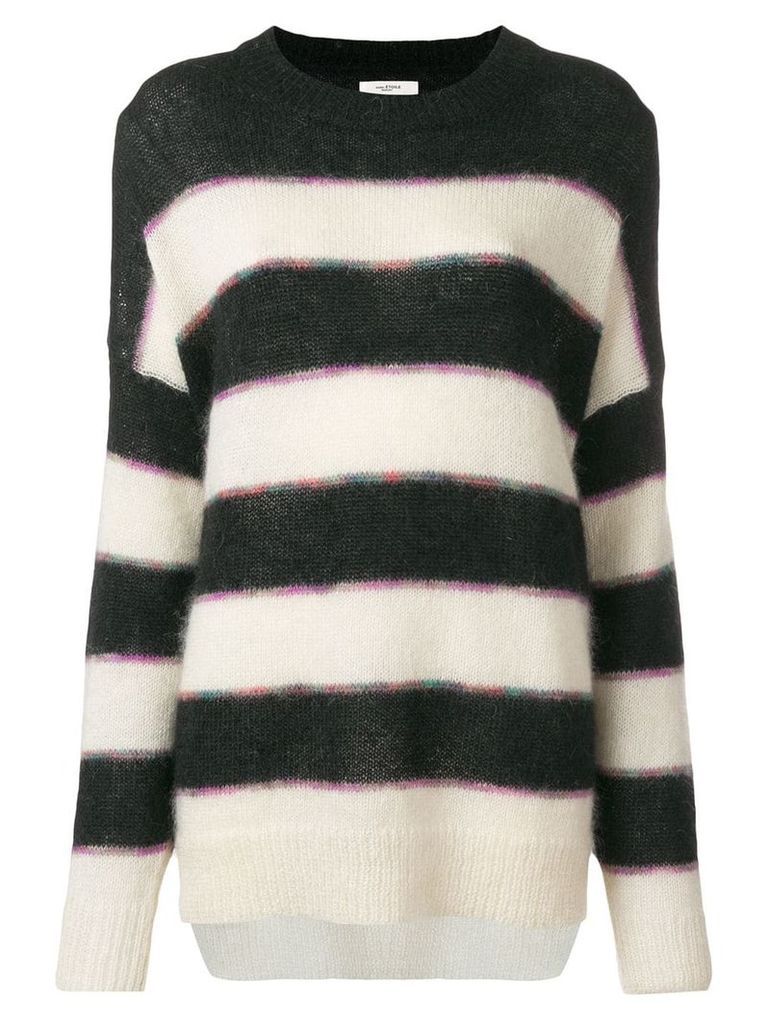 Isabel Marant Étoile Reece striped sweater - Black
