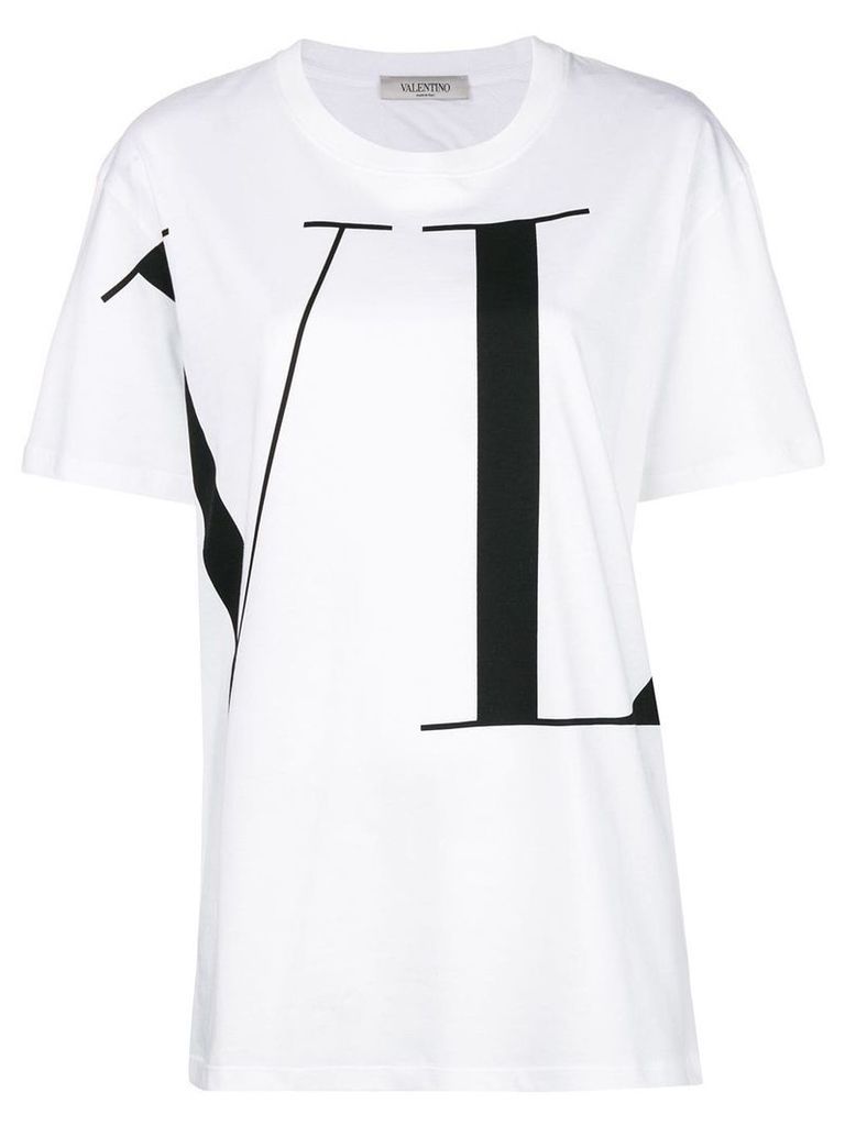 Valentino VLTN longline T-shirt - White