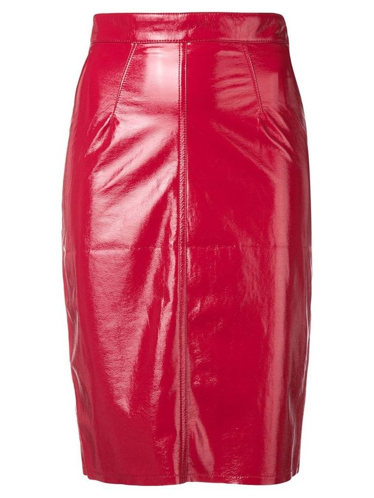 Fiorucci Margot vinyl skirt - Red