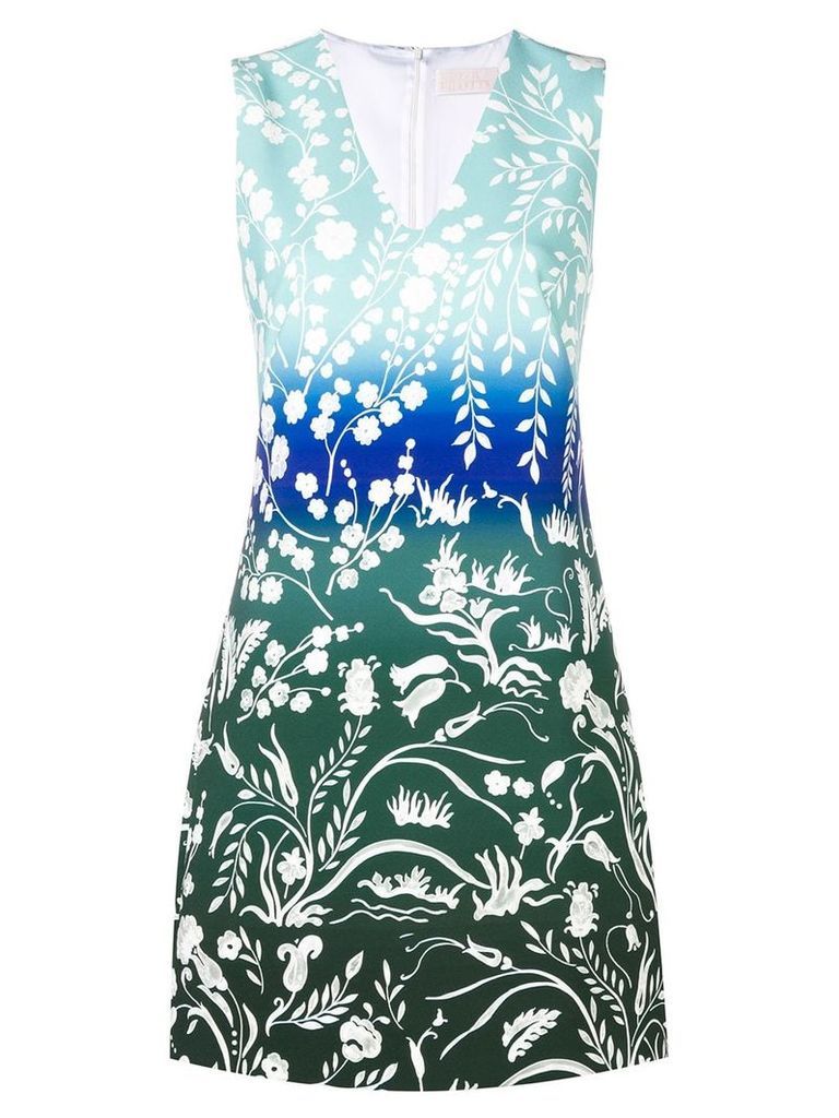 Peter Pilotto floral print dress - Blue