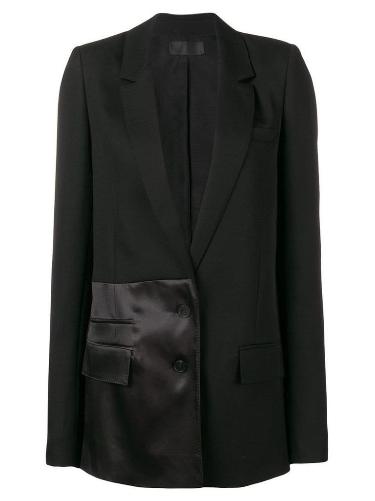Haider Ackermann long panelled blazer - Black