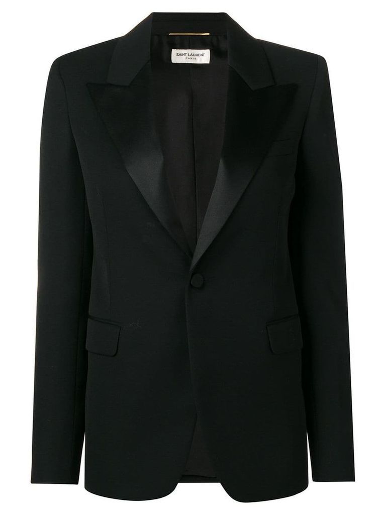 Saint Laurent buttoned blazer - Black