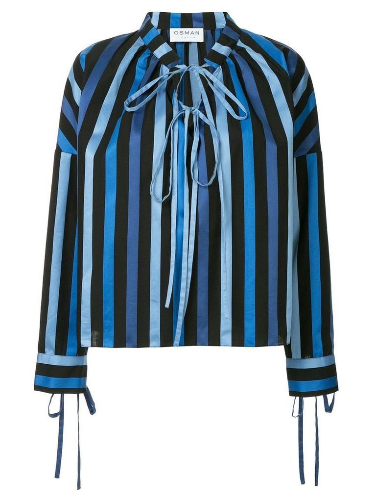 Osman Jacky striped blouse - Blue
