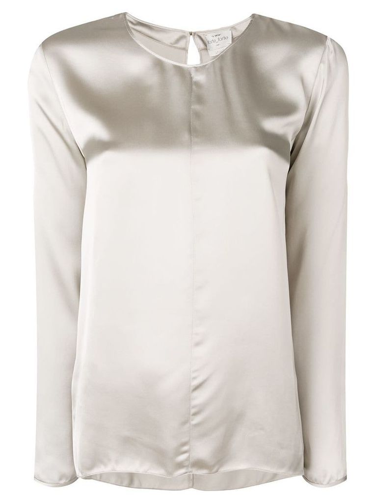 Forte Forte plain blouse - NEUTRALS