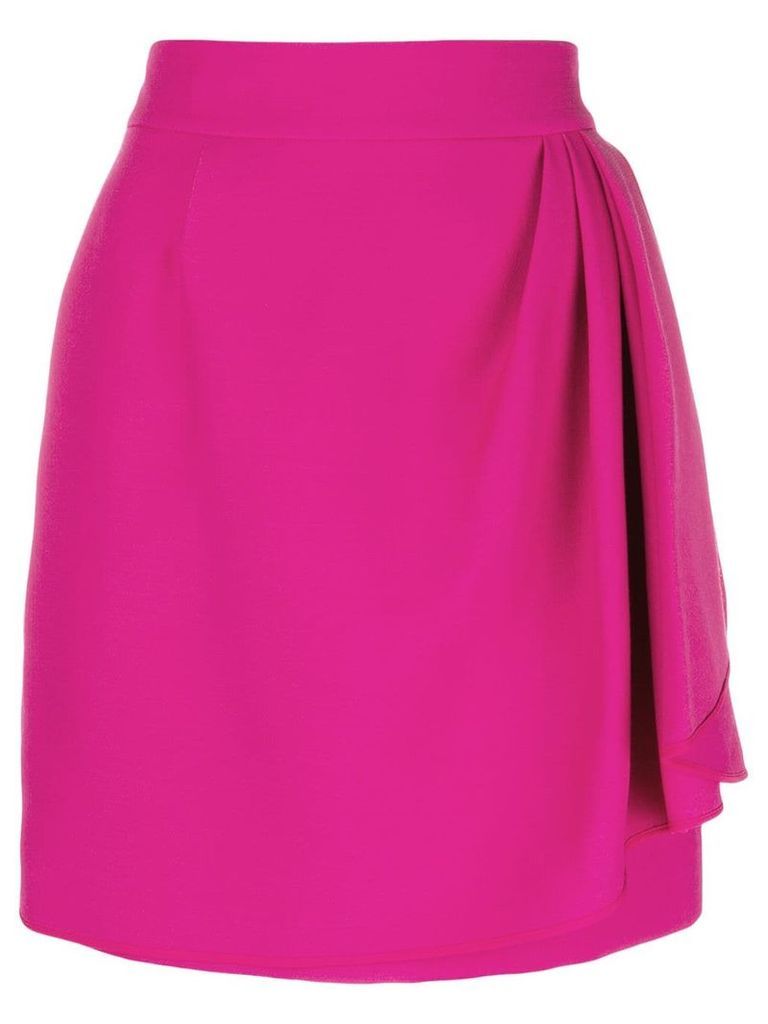 Valentino wrap front mini skirt - PINK