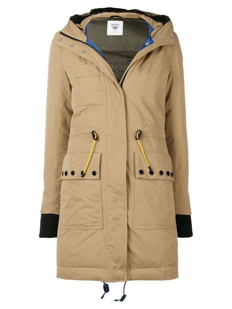 Rossignol hooded parka coat - Brown