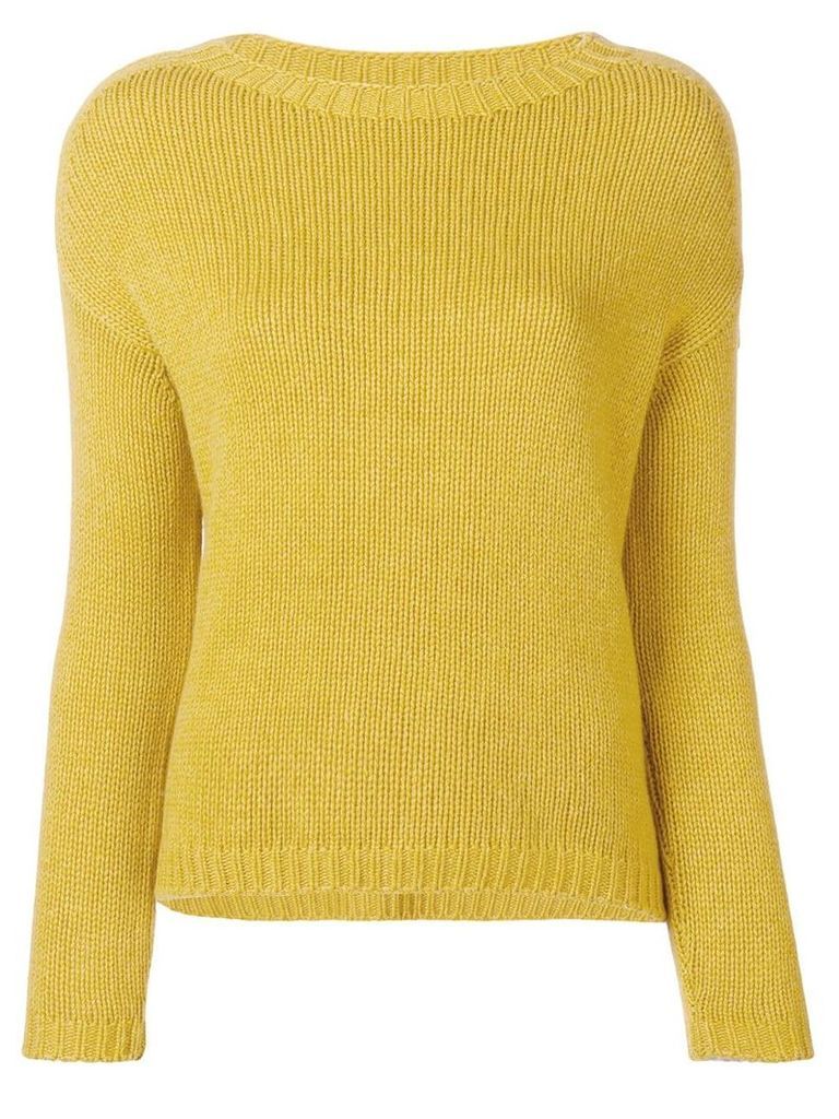 Aragona round neck jumper - Yellow