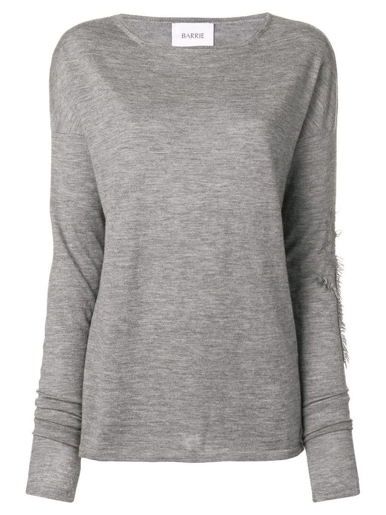 Barrie Sweet Eighteen cashmere round neck pullover - Grey