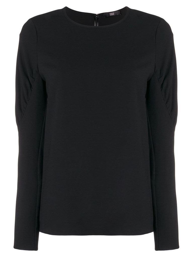 Steffen Schraut puffy sleeve blouse - Black