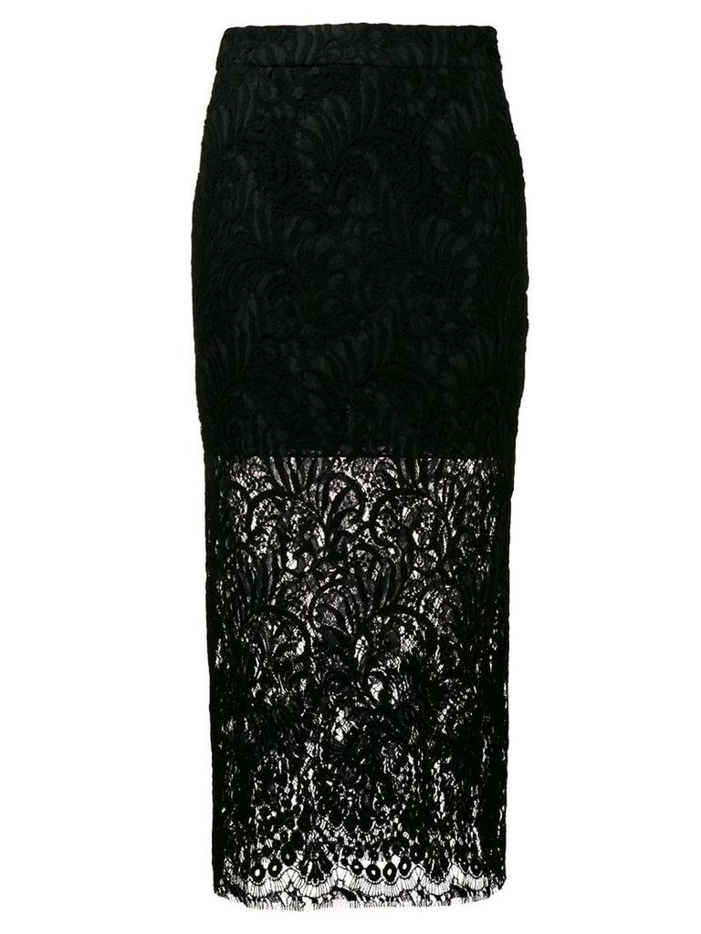 Stella McCartney lace midi skirt - Black