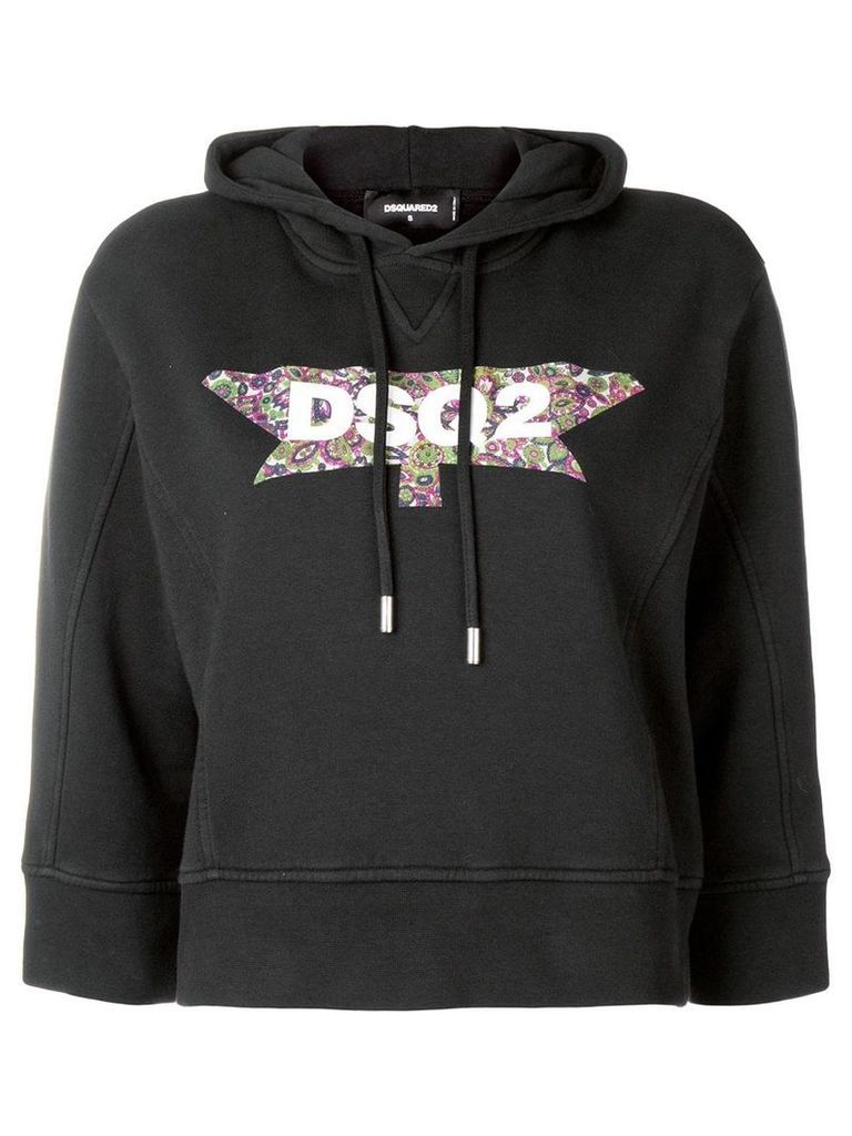 Dsquared2 branded hoodie - Black