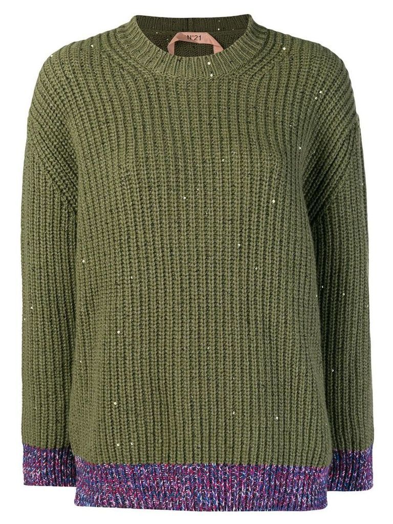 Nº21 chunky knit jumper - Green