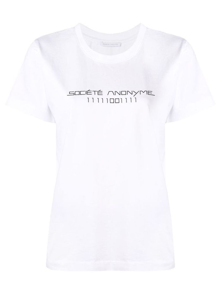 Société Anonyme logo print T-shirt - White