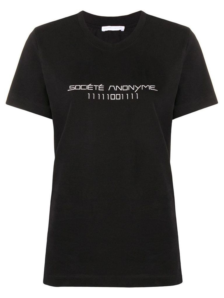 Société Anonyme logo print T-shirt - Black