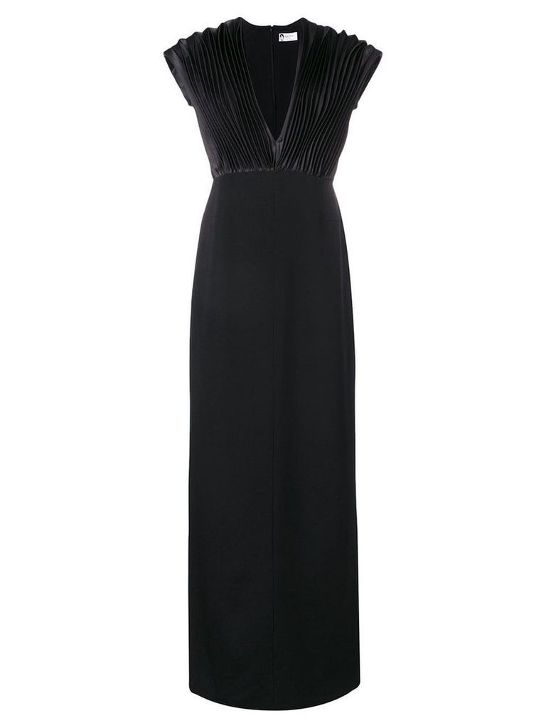 LANVIN plissé gown - Black