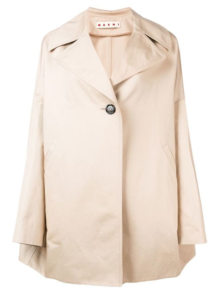 Marni oversized coat - Brown