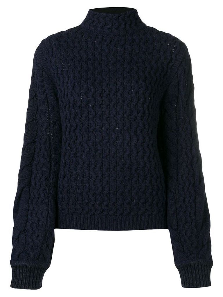 Victoria Victoria Beckham chunky knit jumper - Blue